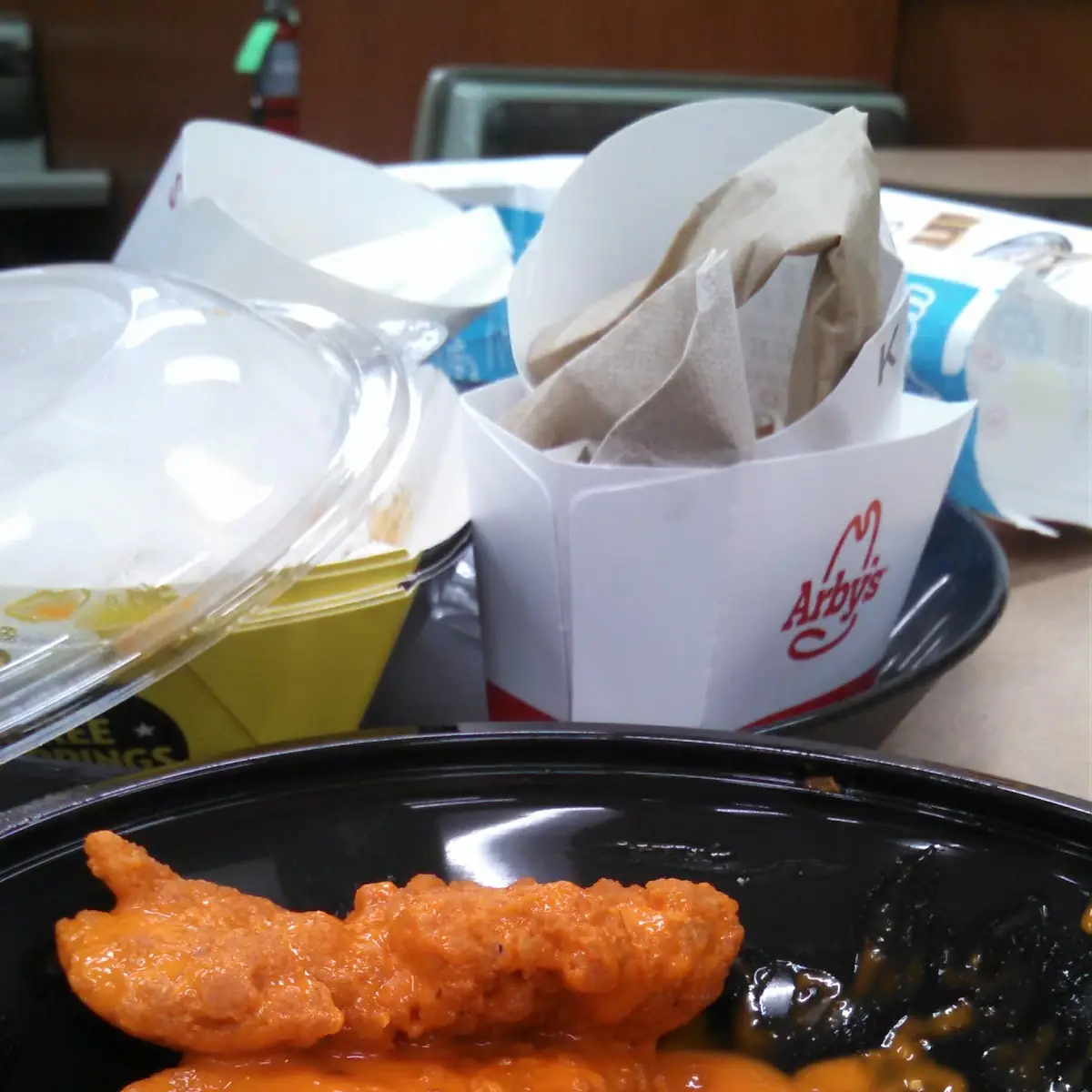 Chicken Strips with Buffalo Sauce
