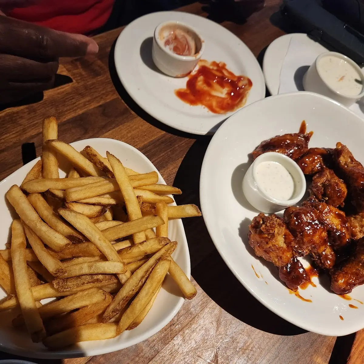 Gardein BBQ Chicken Wings and Fries