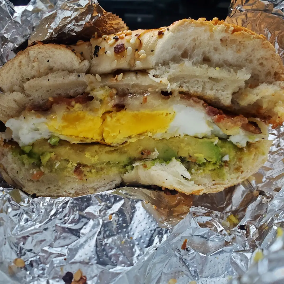 Bacon Egg and Cheese with Avocado