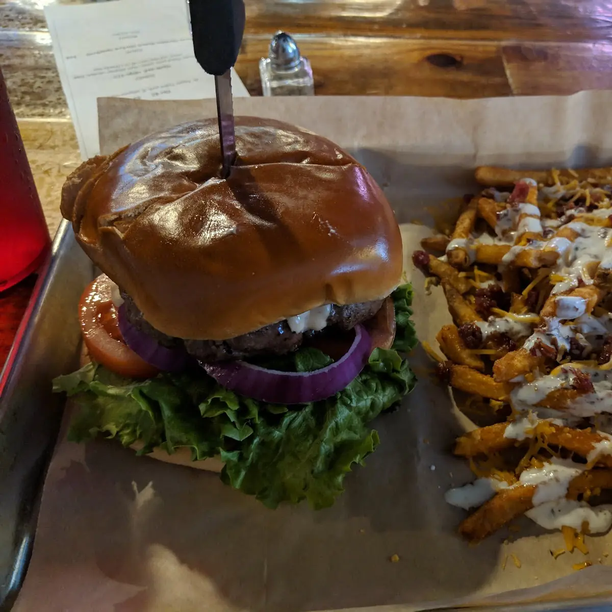 Kimchi Bacon Burger