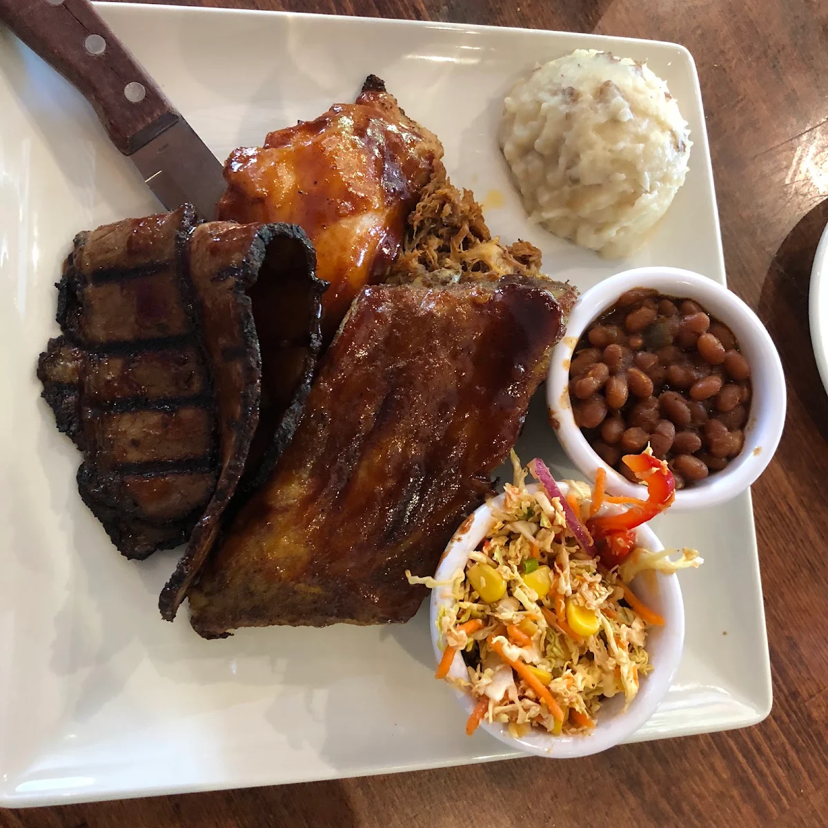 Competition BBQ Plate, Dusty's Bar & BBQ