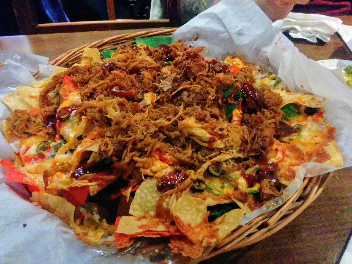 Nacho's with Pulled Pork, Dusty's Bar & BBQ