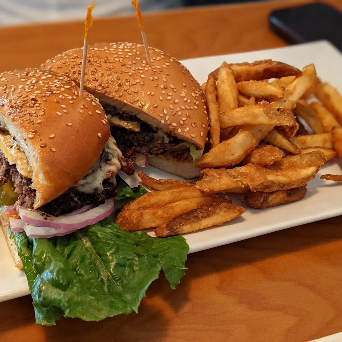 Mushroom Swiss Burger