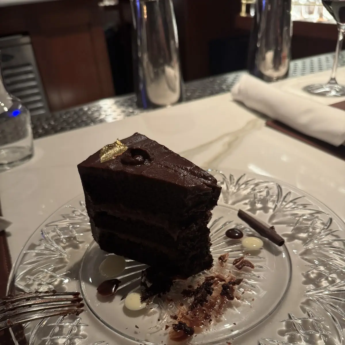Chocolate Ricotta Layer Cake