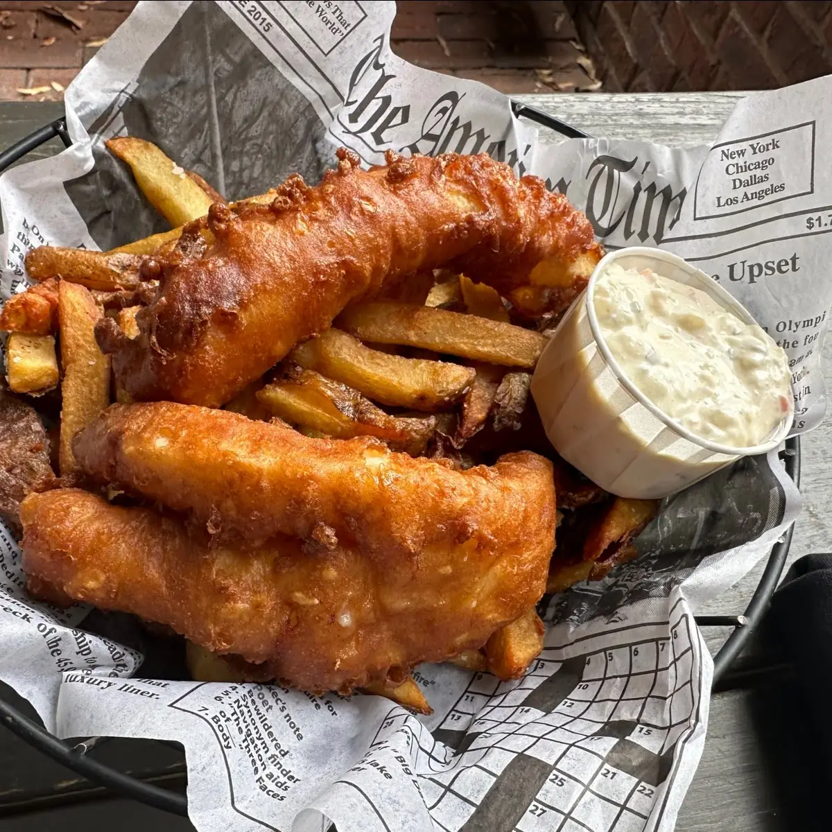 Beer Battered Fish & Chips