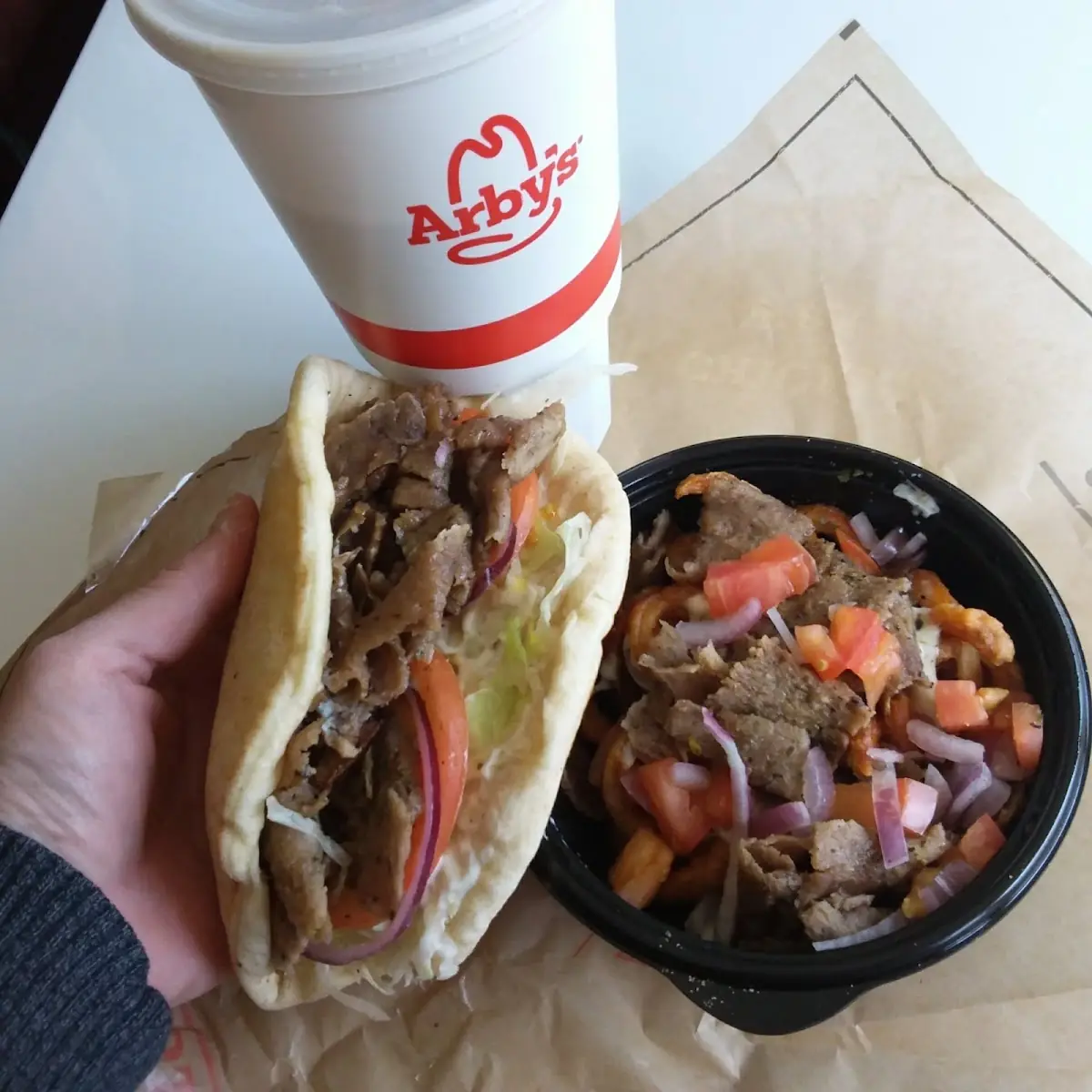 Gyro Loaded Curly Fries