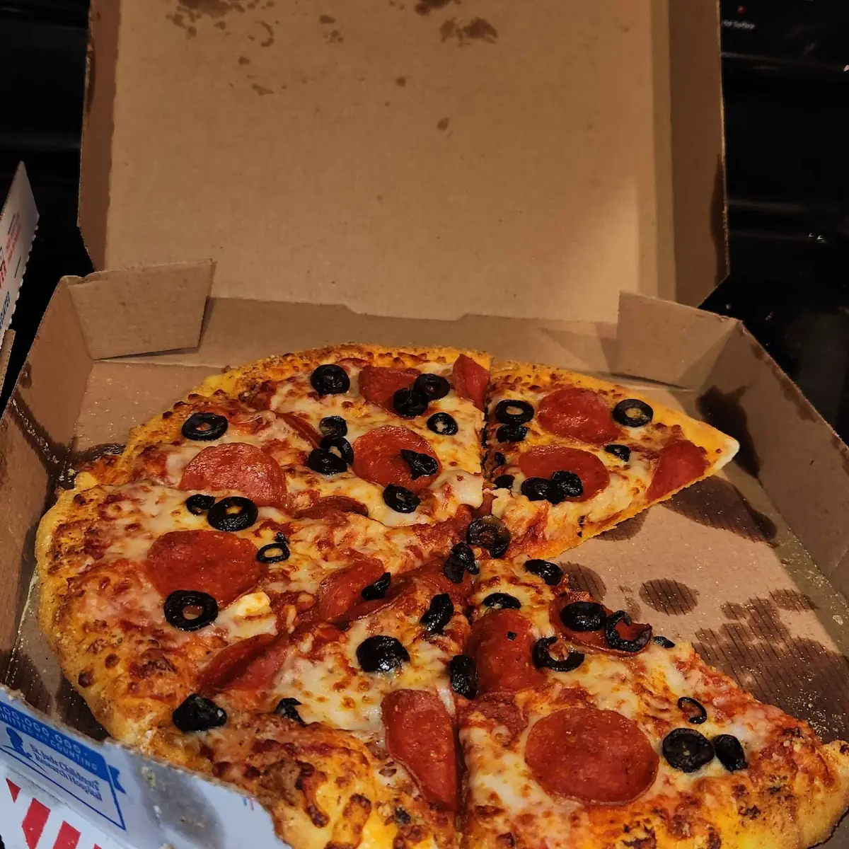 Pepperoni Black Olive Pizza