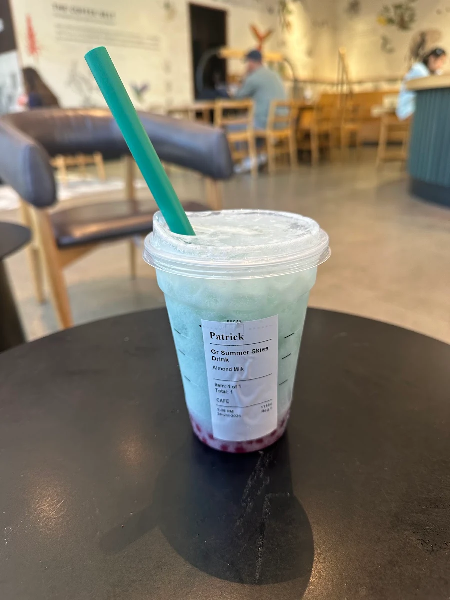 Blue Coconut Lemonade Refresher