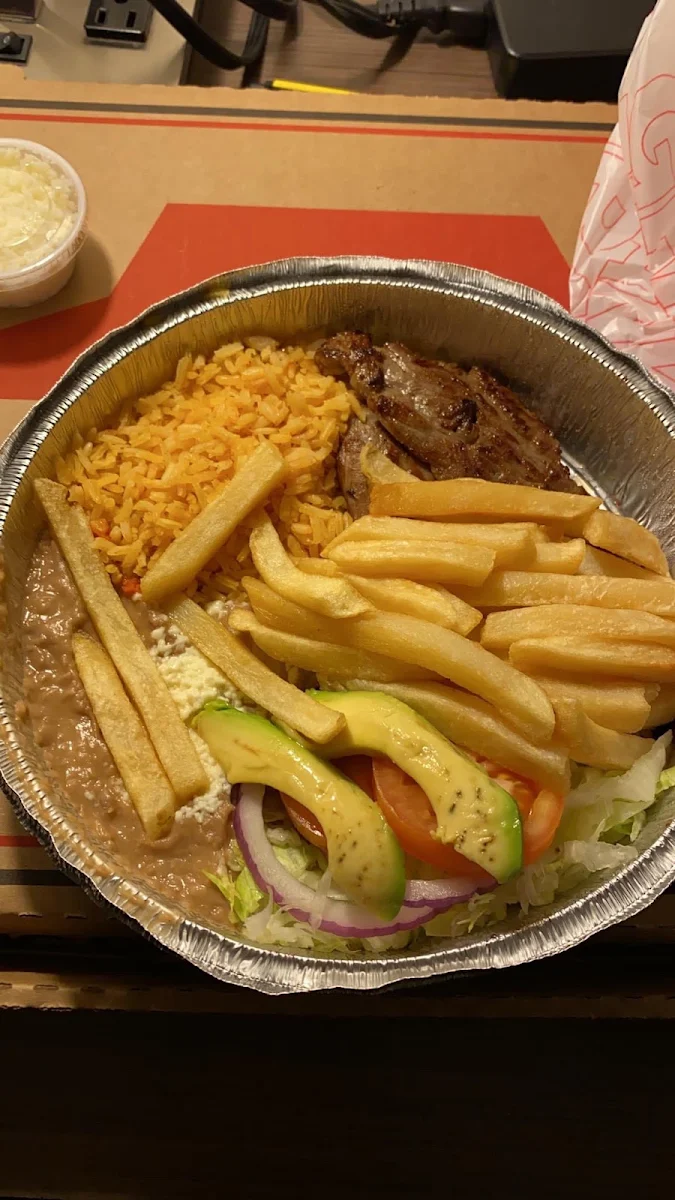 platillo pollo asado