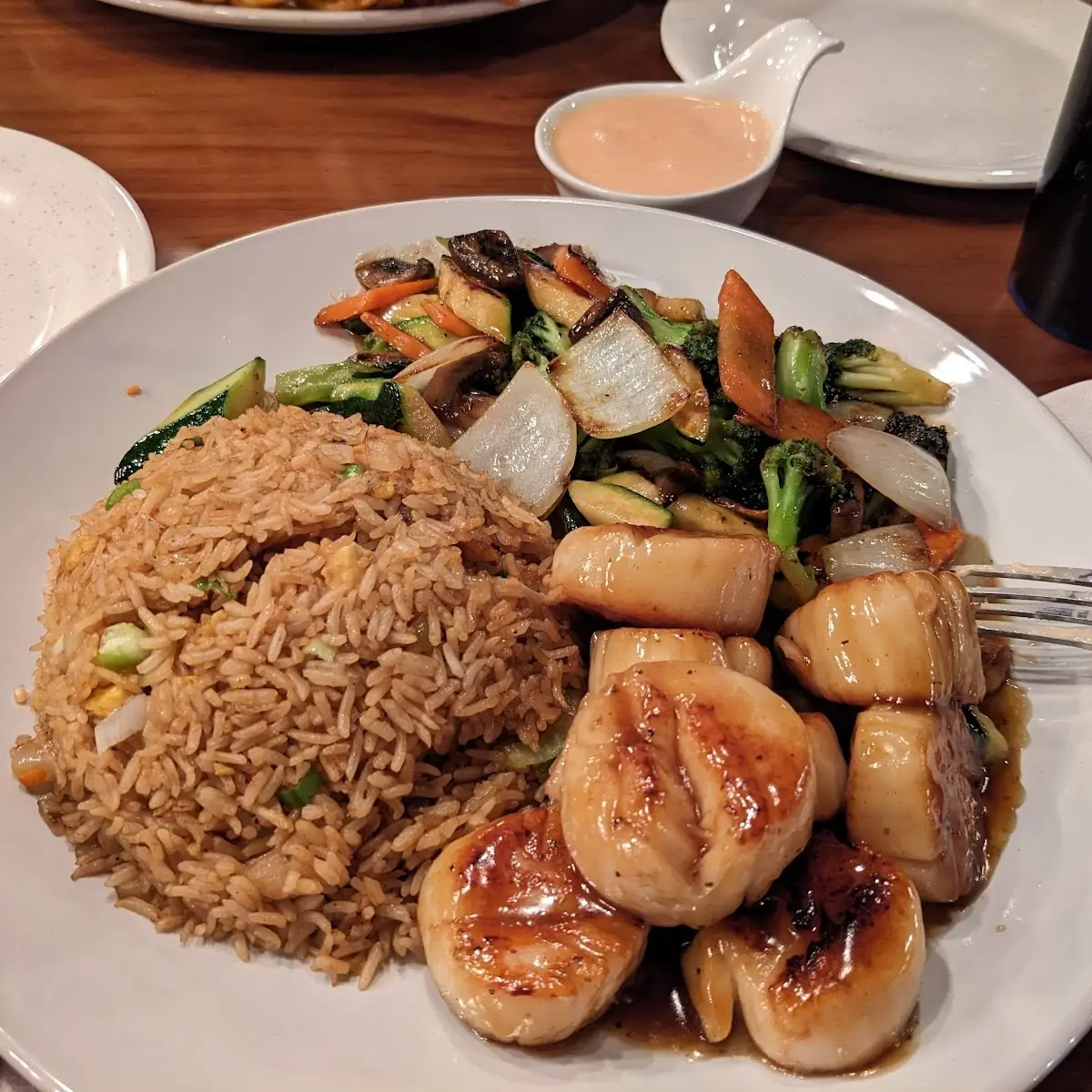 Hibachi Scallops