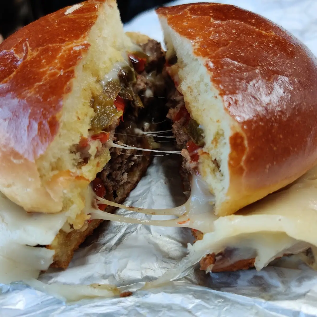 Sharks Philly Cheese Burger