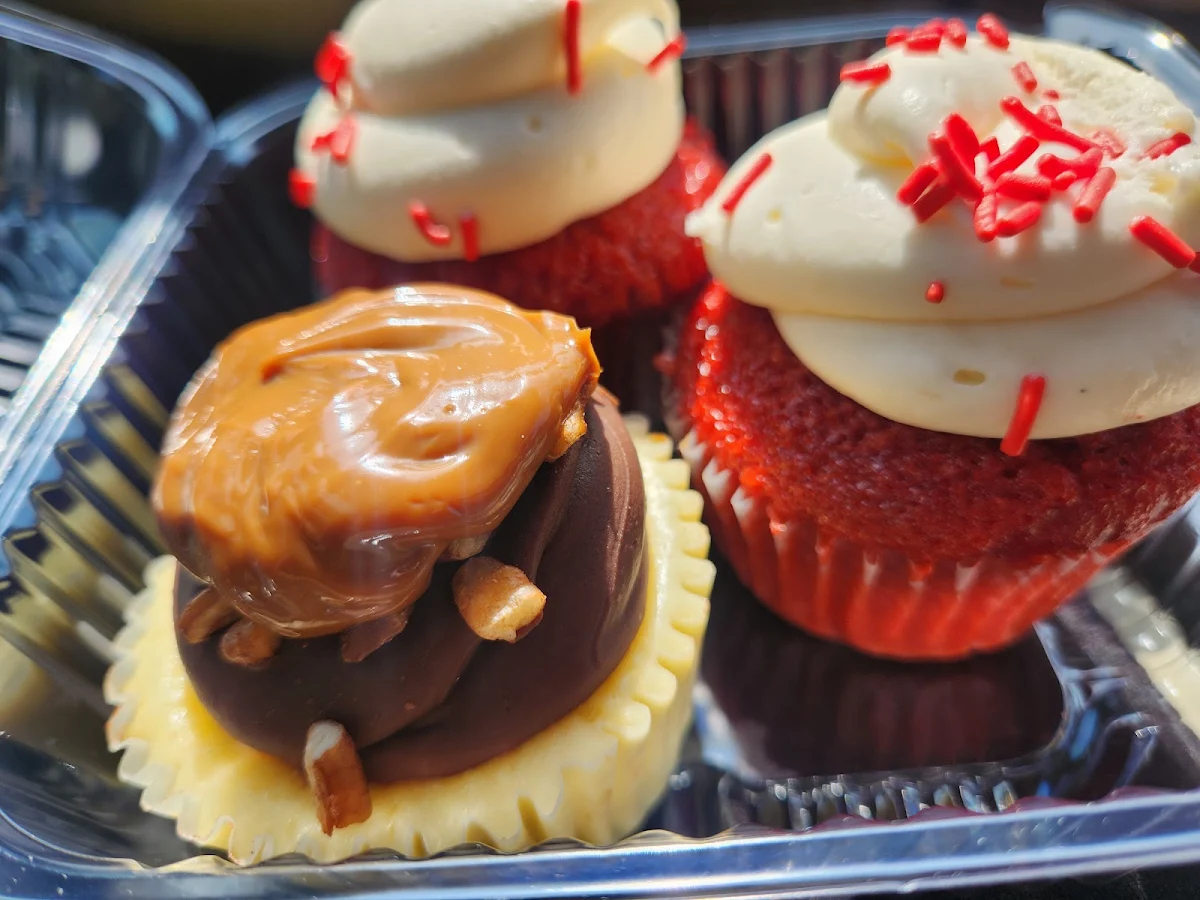 Red Velvet Cupcake Turtle Cheesecake