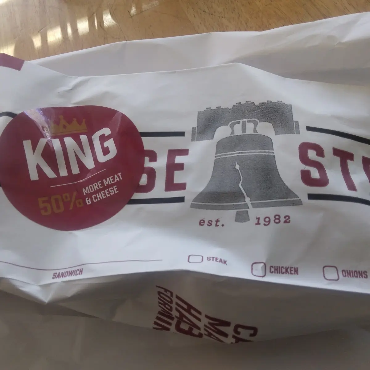 King Philly Cheesesteak