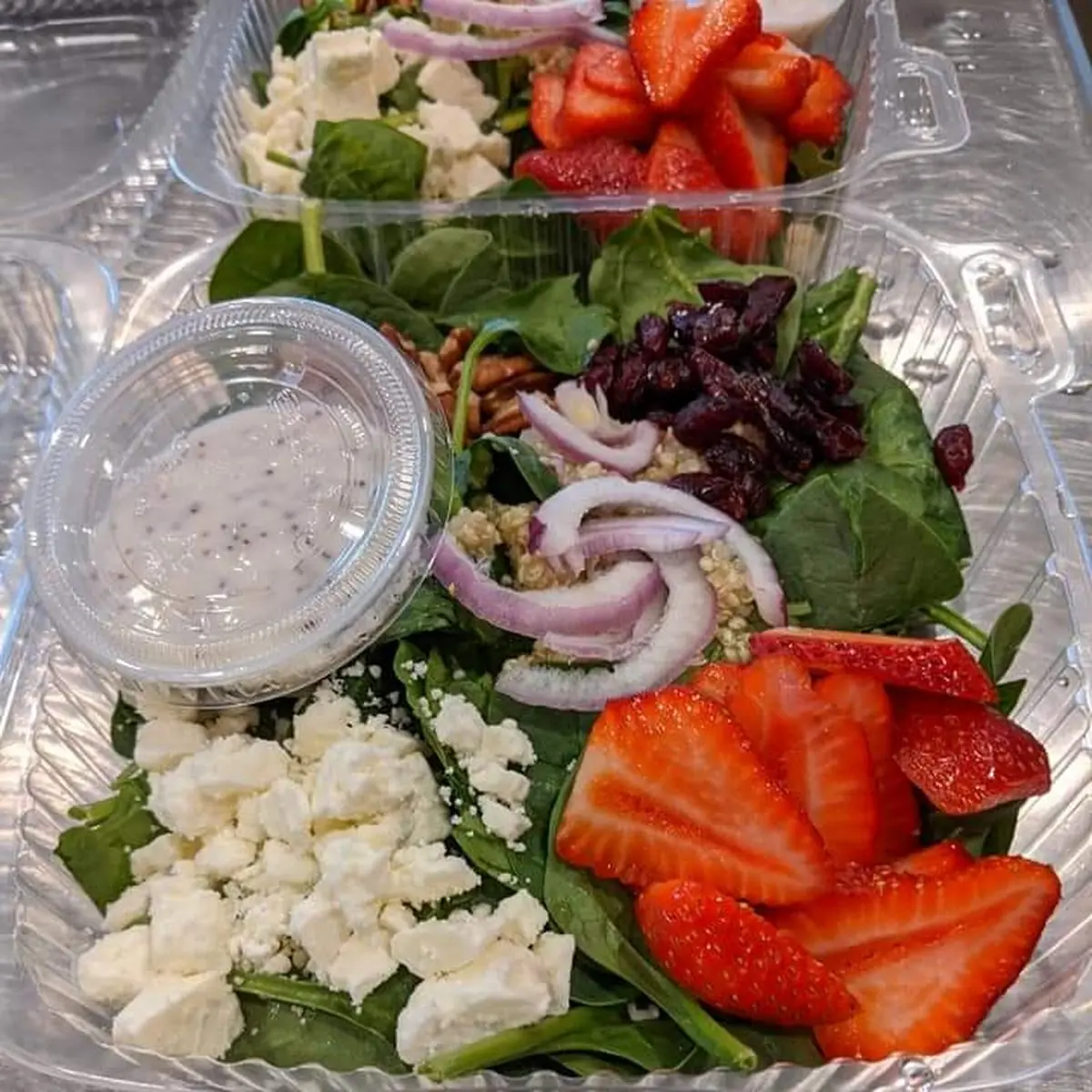 Strawberry Spinach Salad