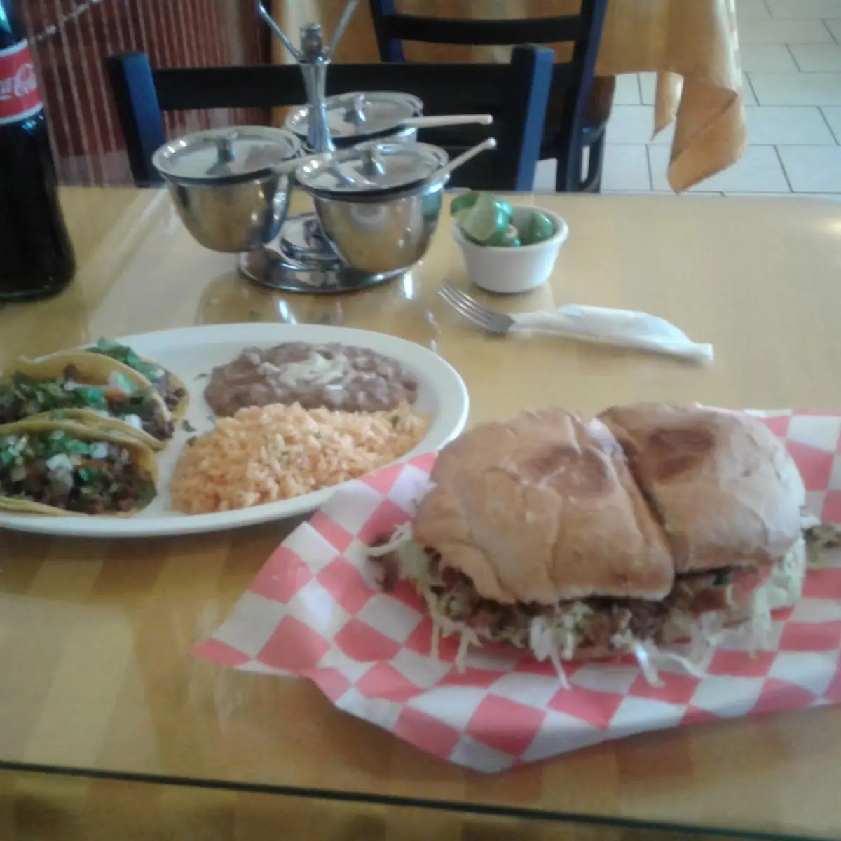 Asada Taco Plate