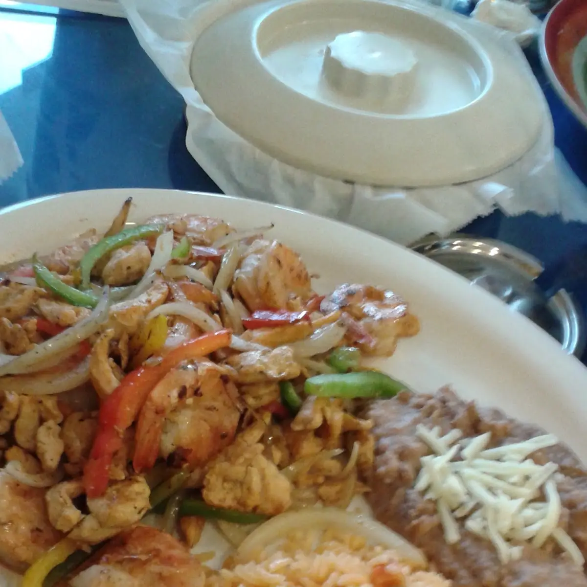 Shrimp and Chicken Fajitas