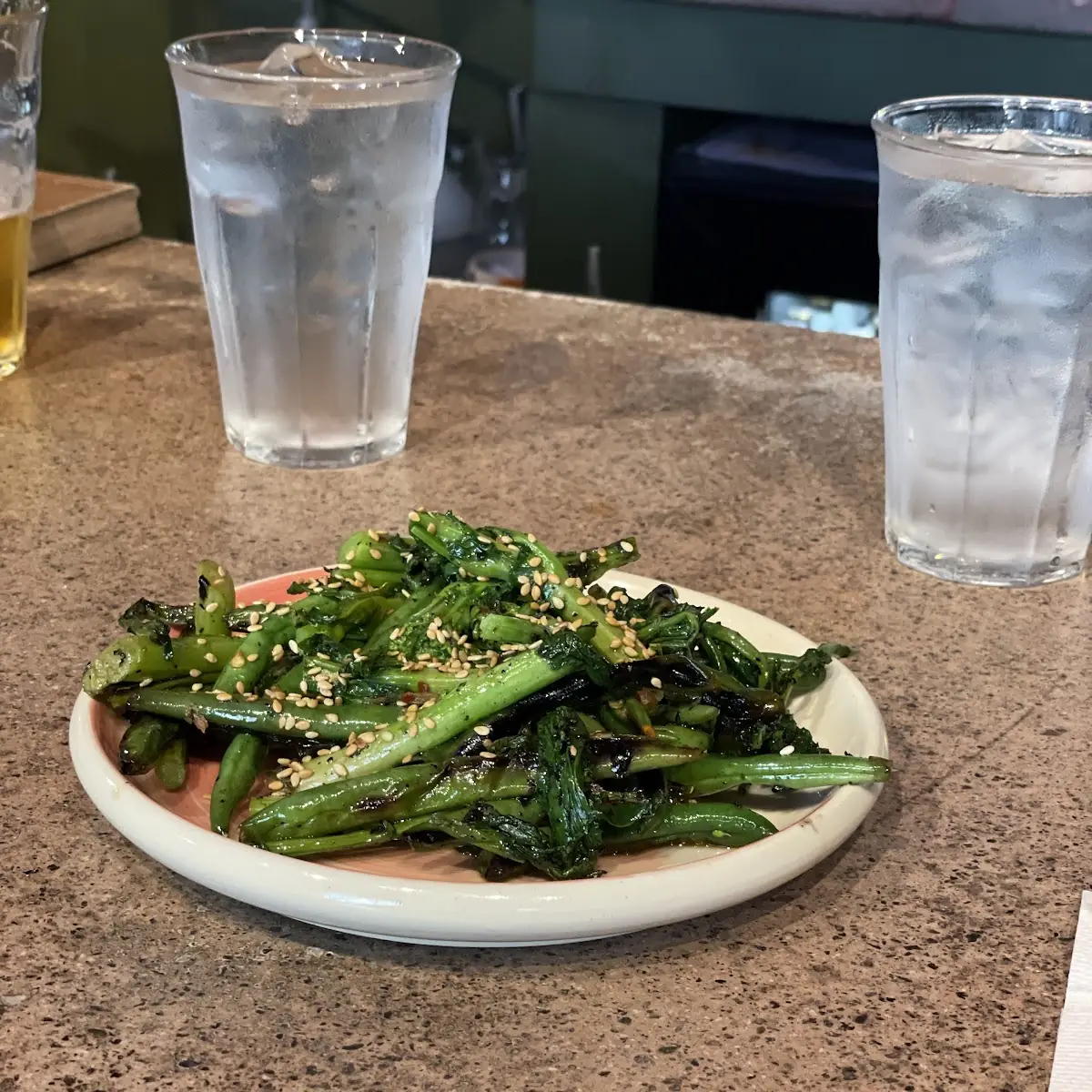 Charred Green Beans
