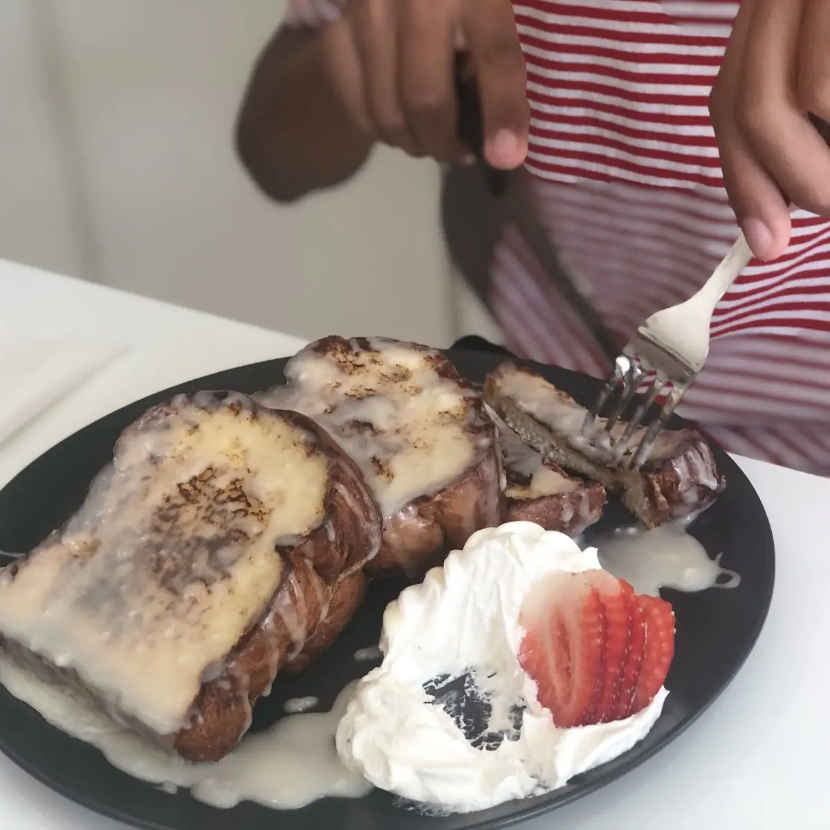 Cinnamon Roll Pancakes