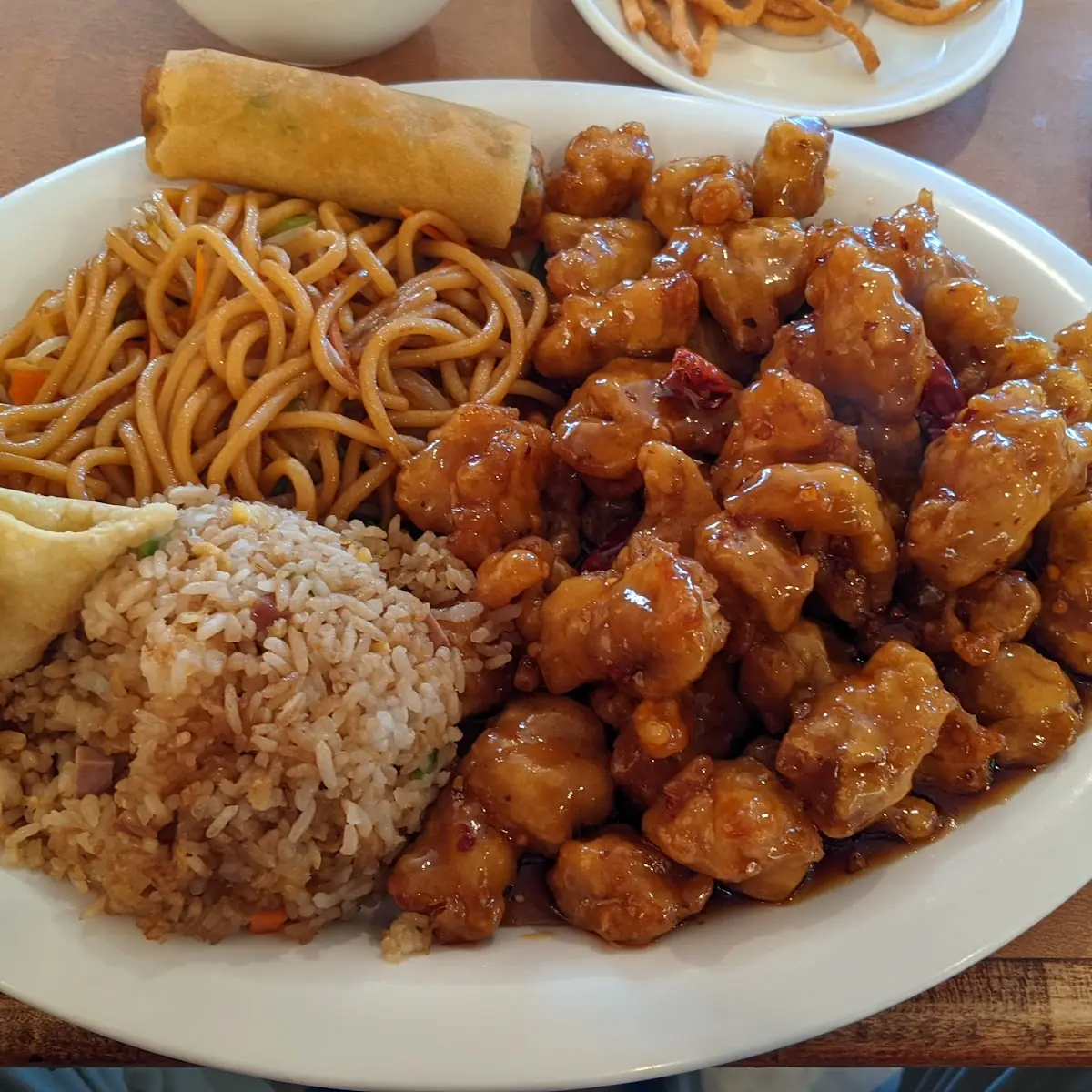 And Orange Chicken Combo