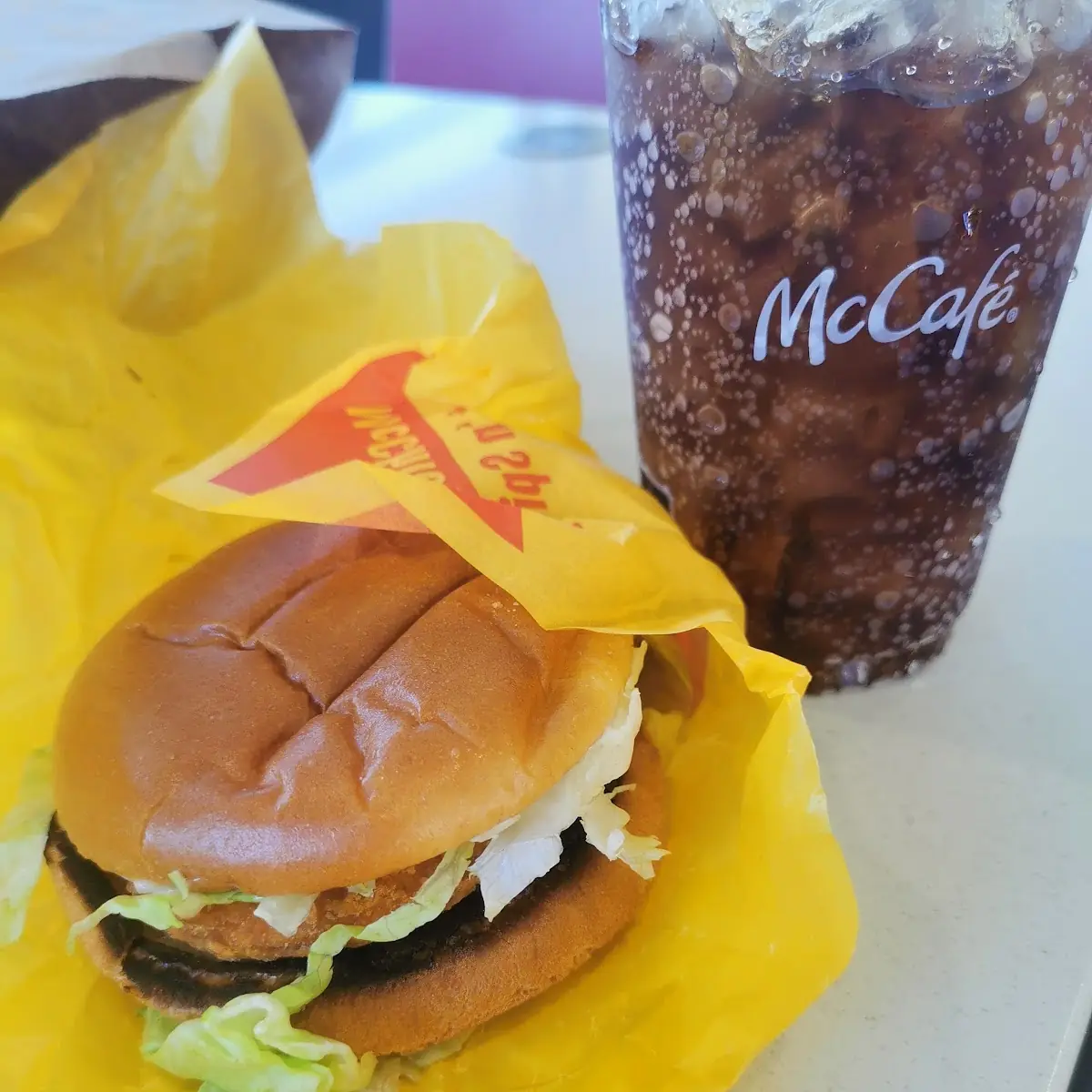 Spicy mc Chicken Burger
