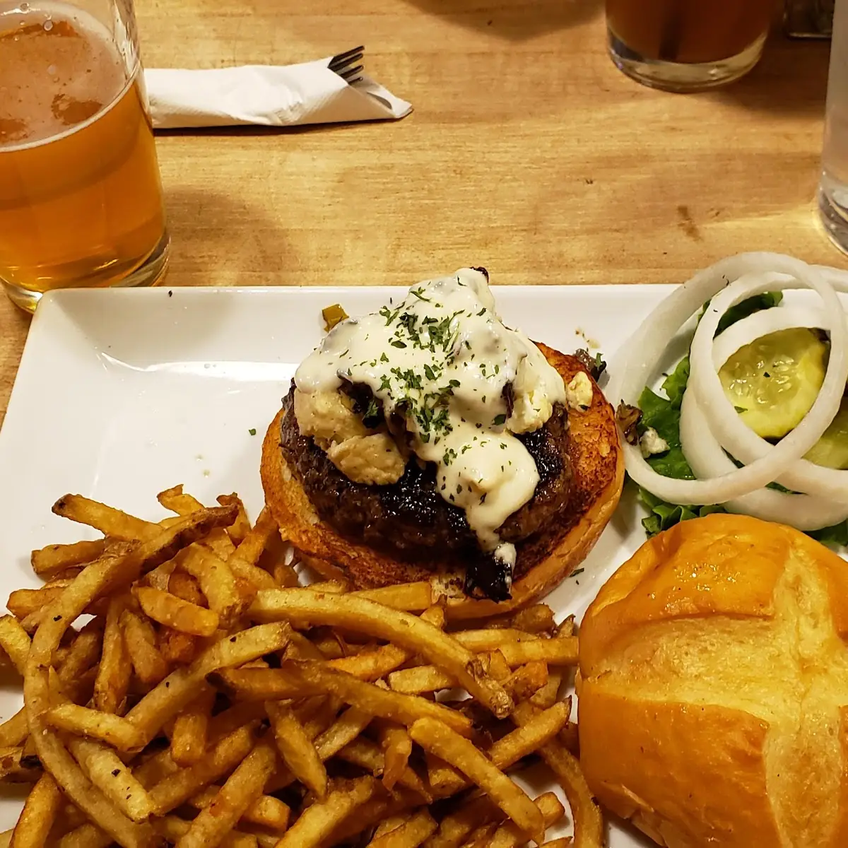 Black & Tan Onion Rings