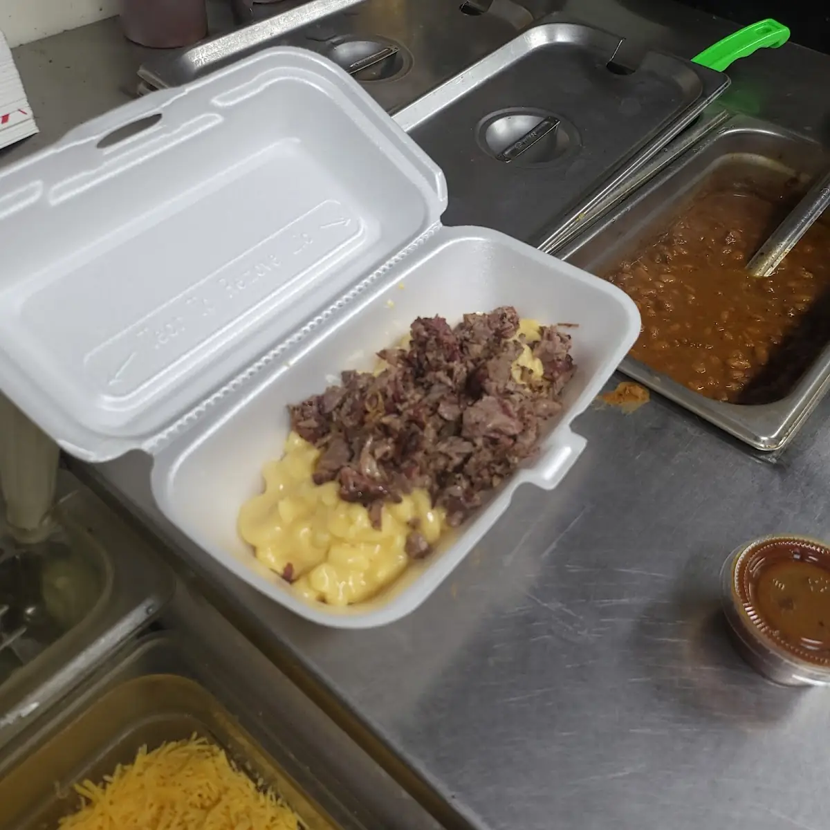 Chopped Beef & Mac N Cheese
