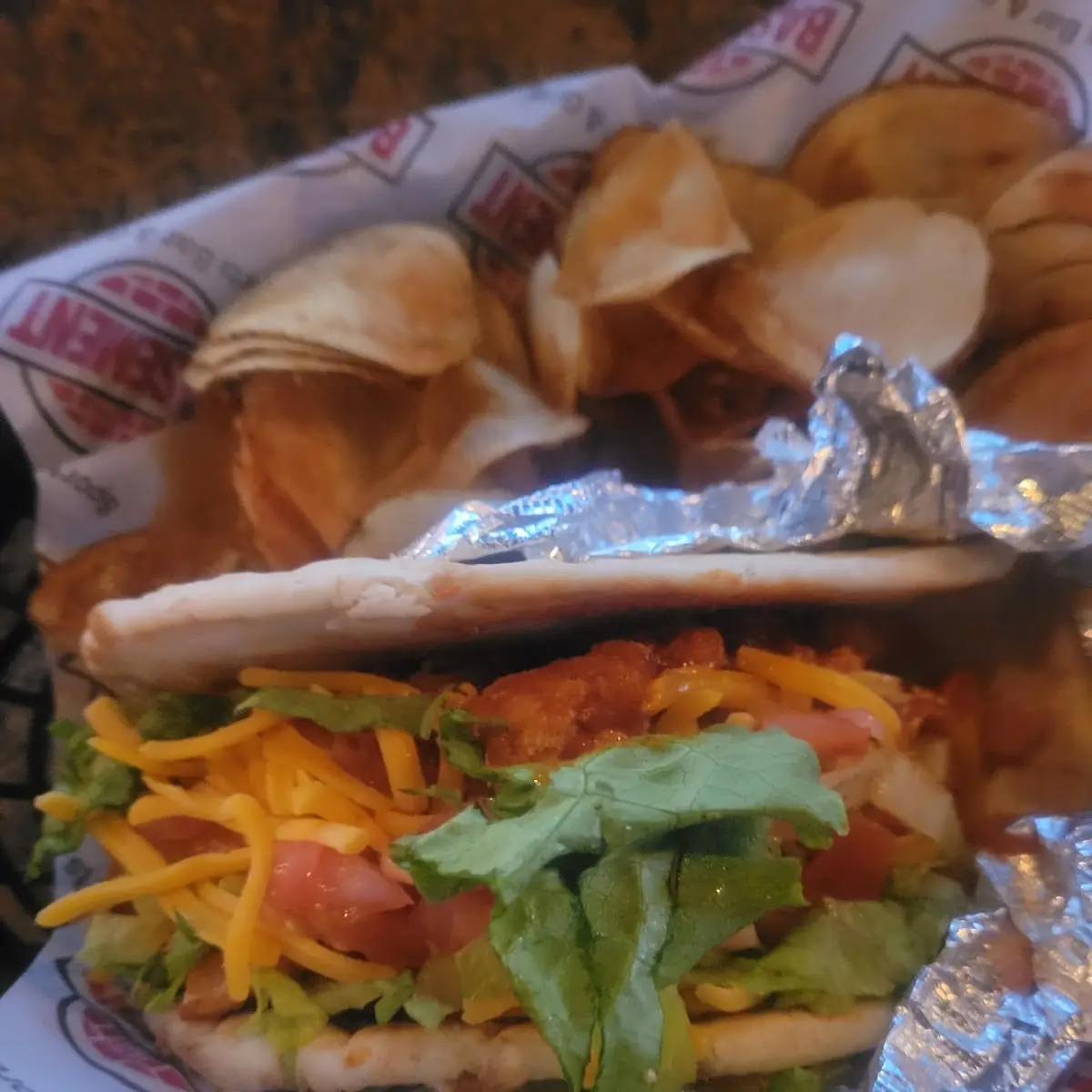 Buffalo Chicken Pita