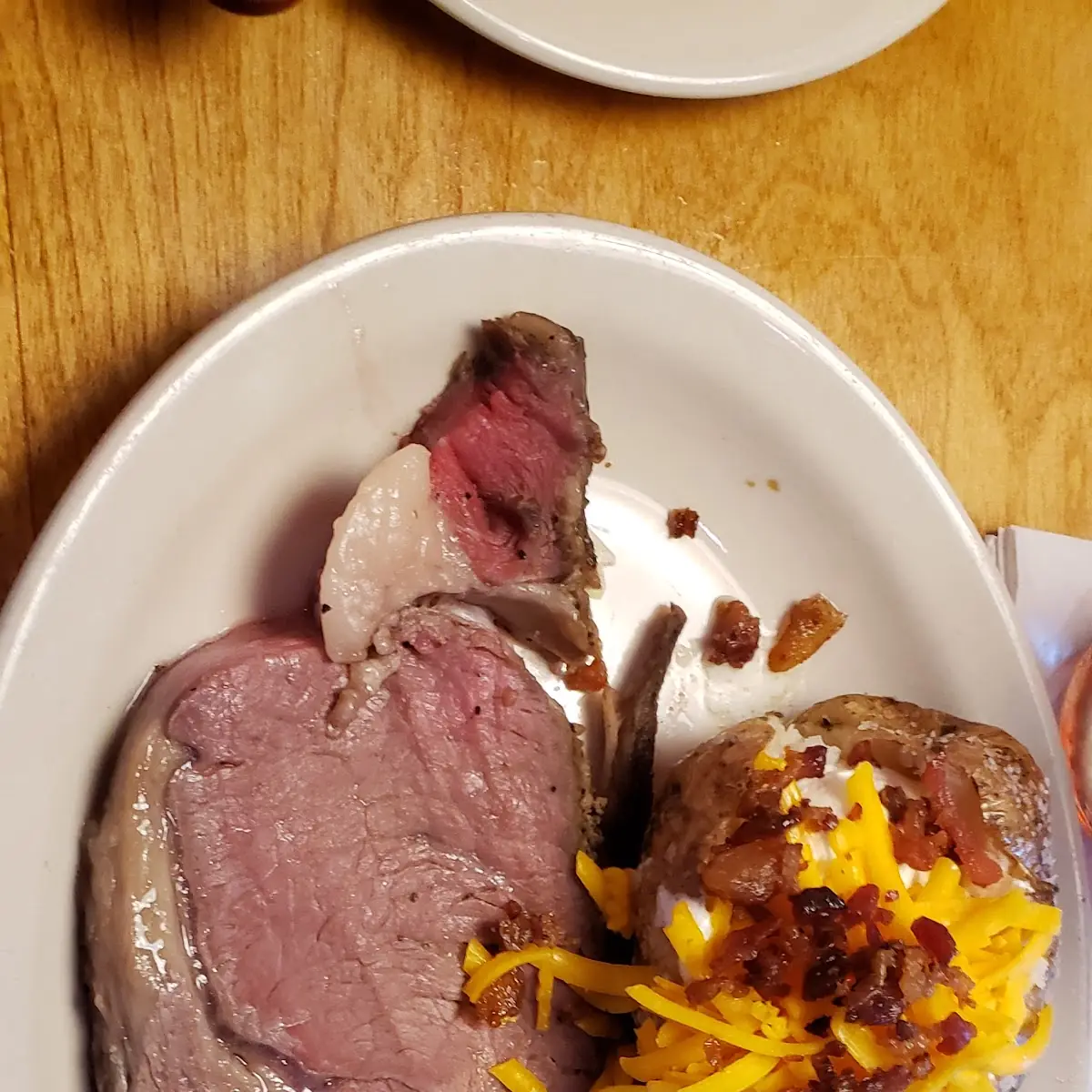 Prime Rib Baked Potato