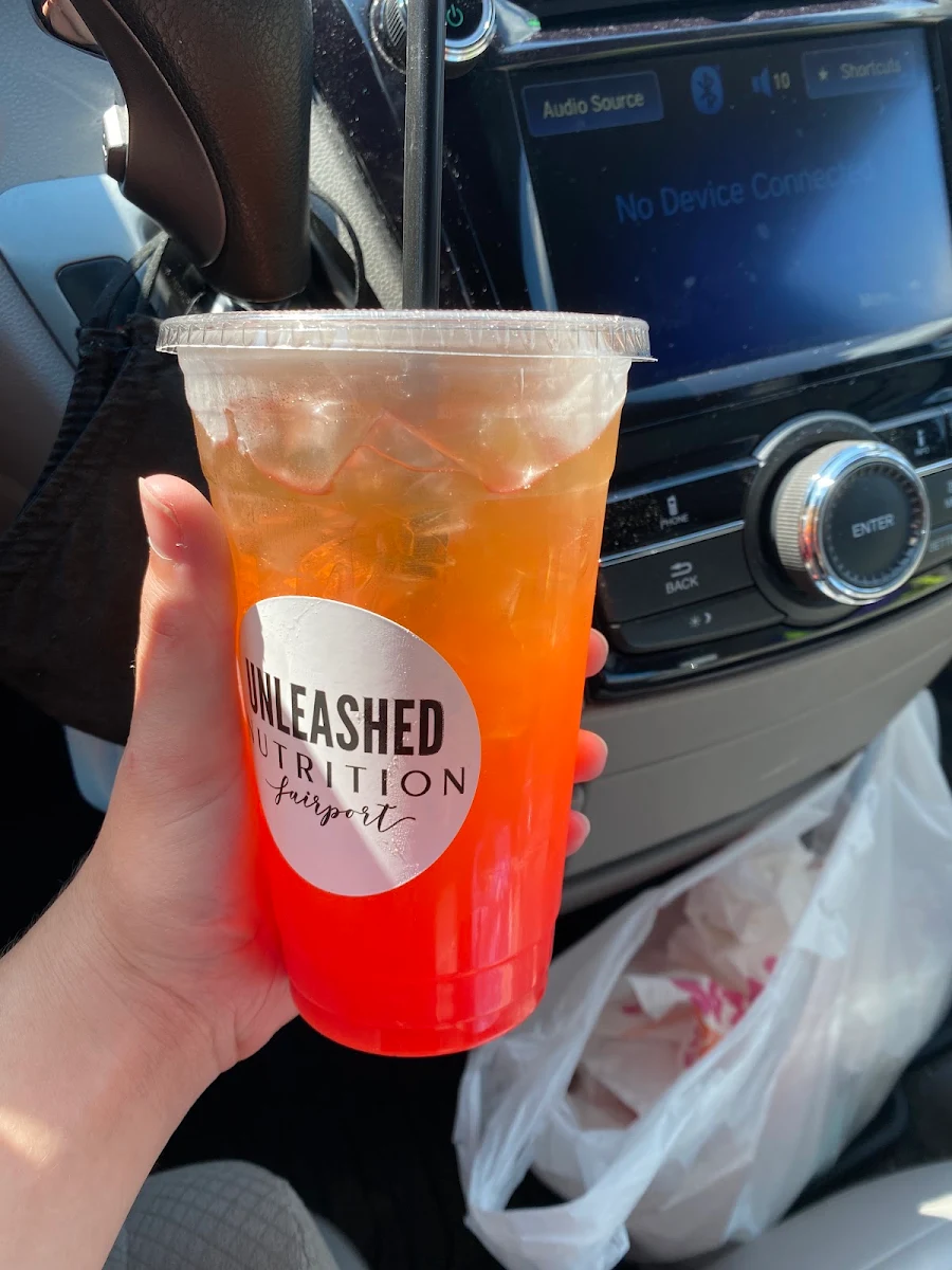 Peach Sunrise & Cherry on Top Cherry Limeade