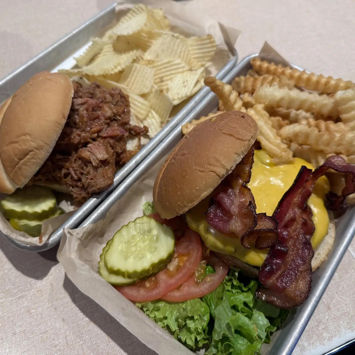 Beef and Bacon Burger