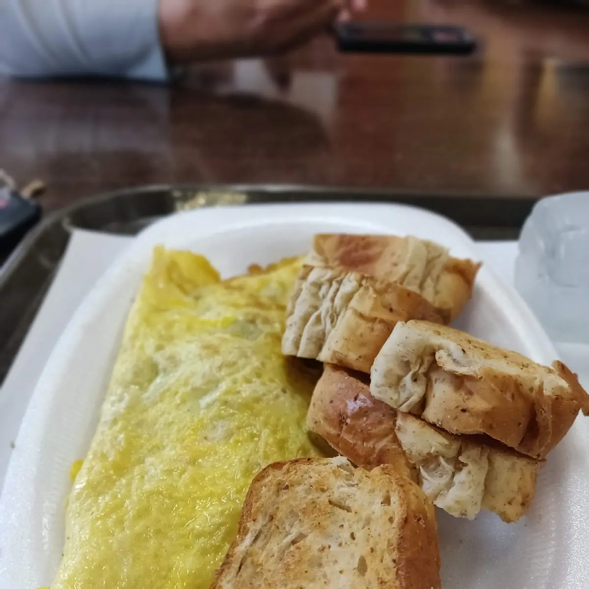 Omelette de Jamón Y Vegetable