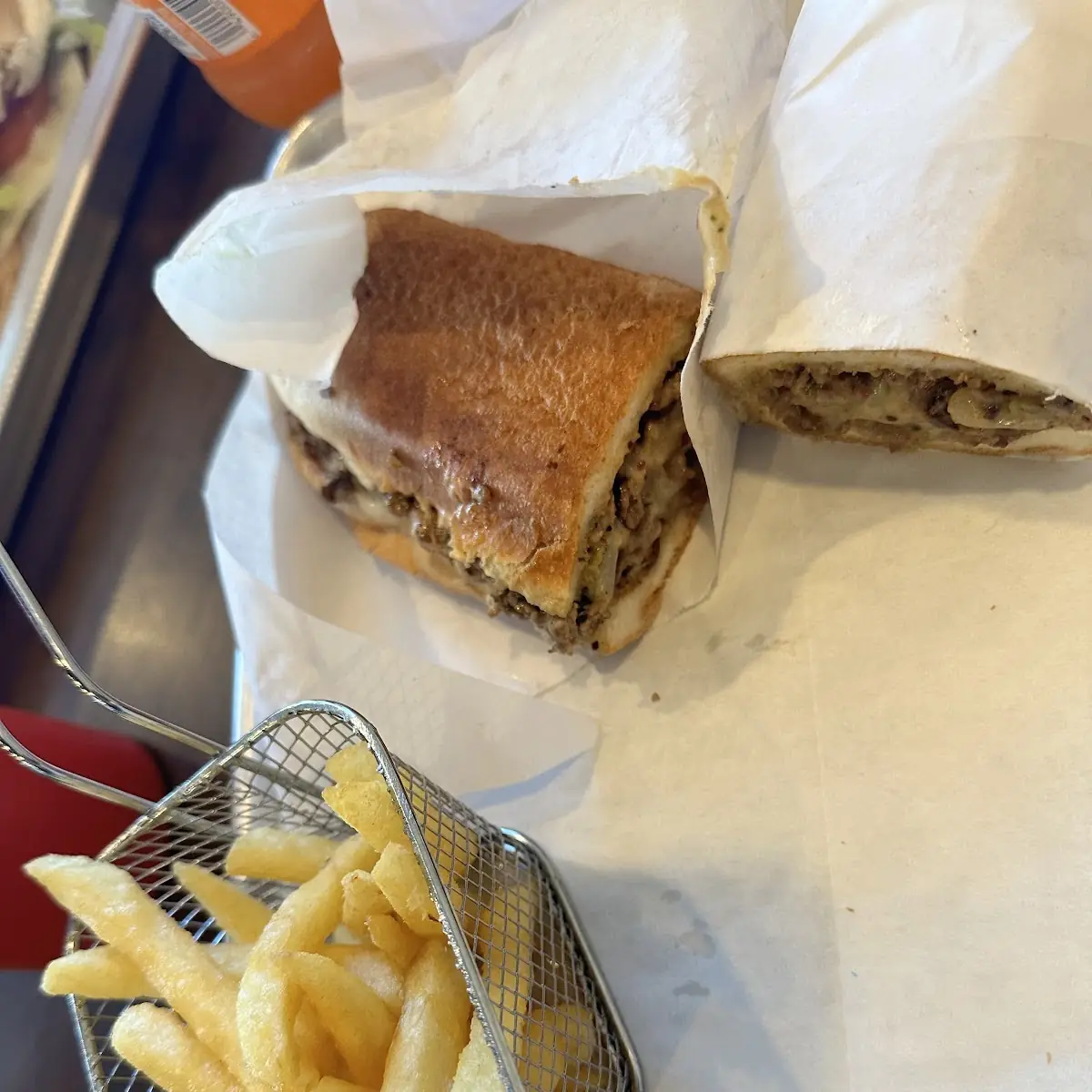 Philly Cheese with Fries