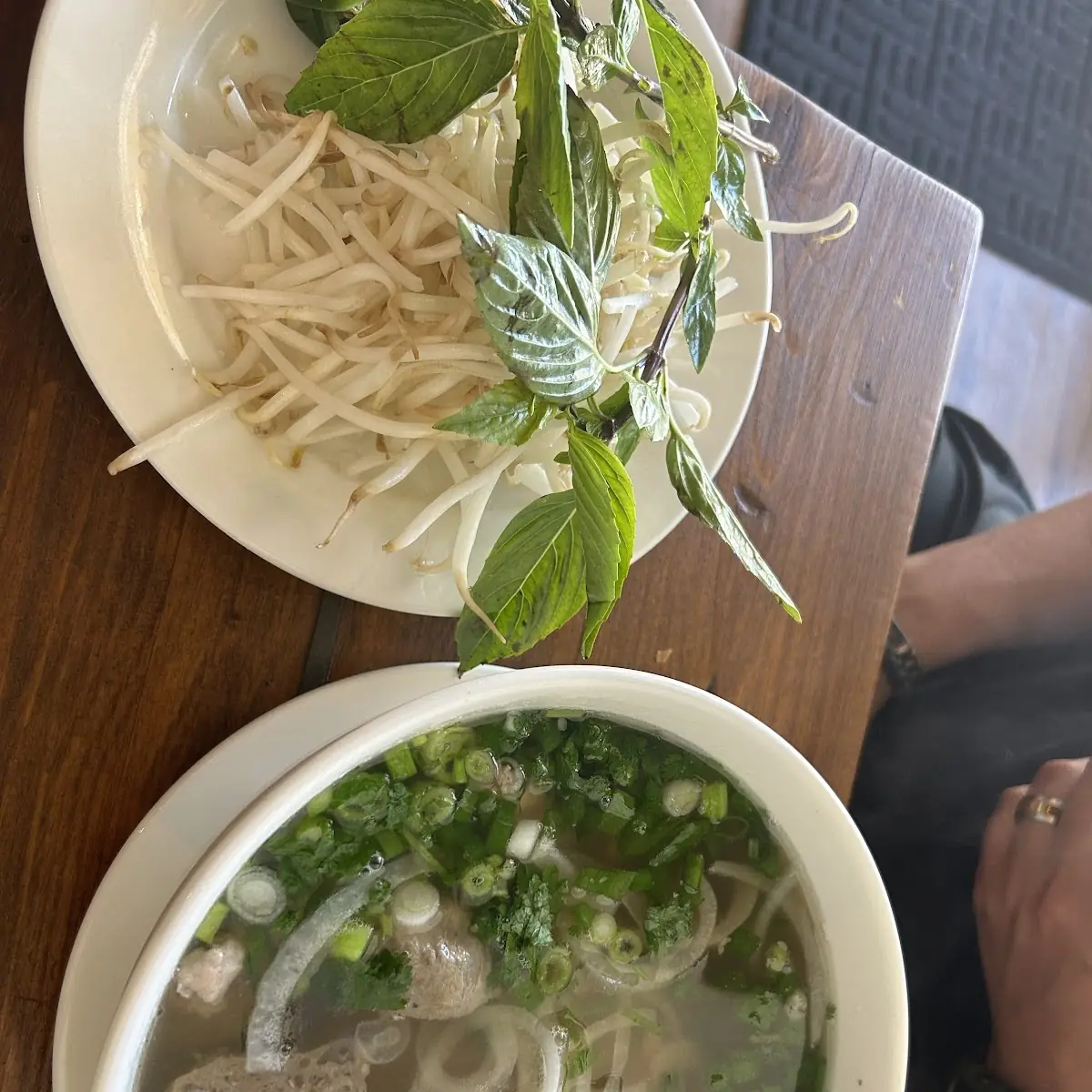 Beef Pho with Fresh Herbs