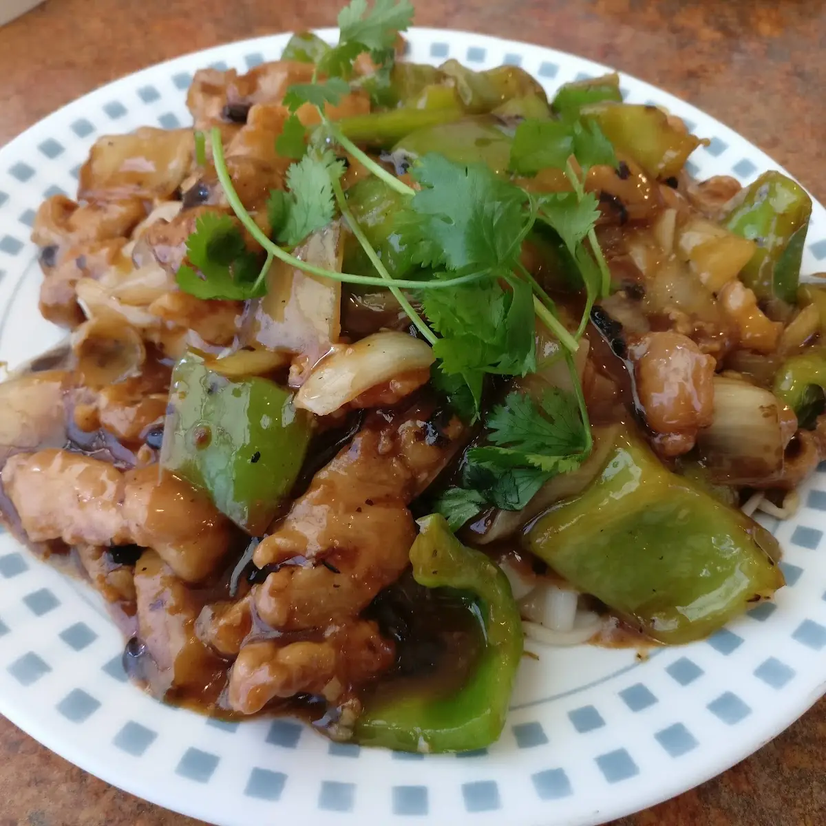 Black Bean Sauce or Satay Sauce and Chicken