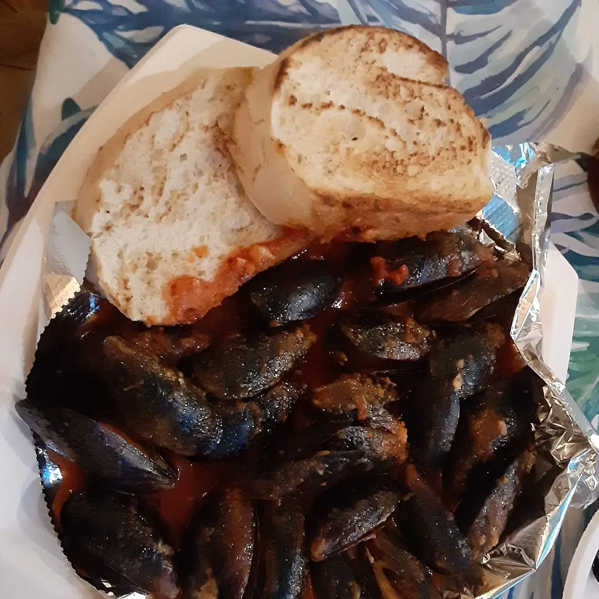 Steamed Mussels