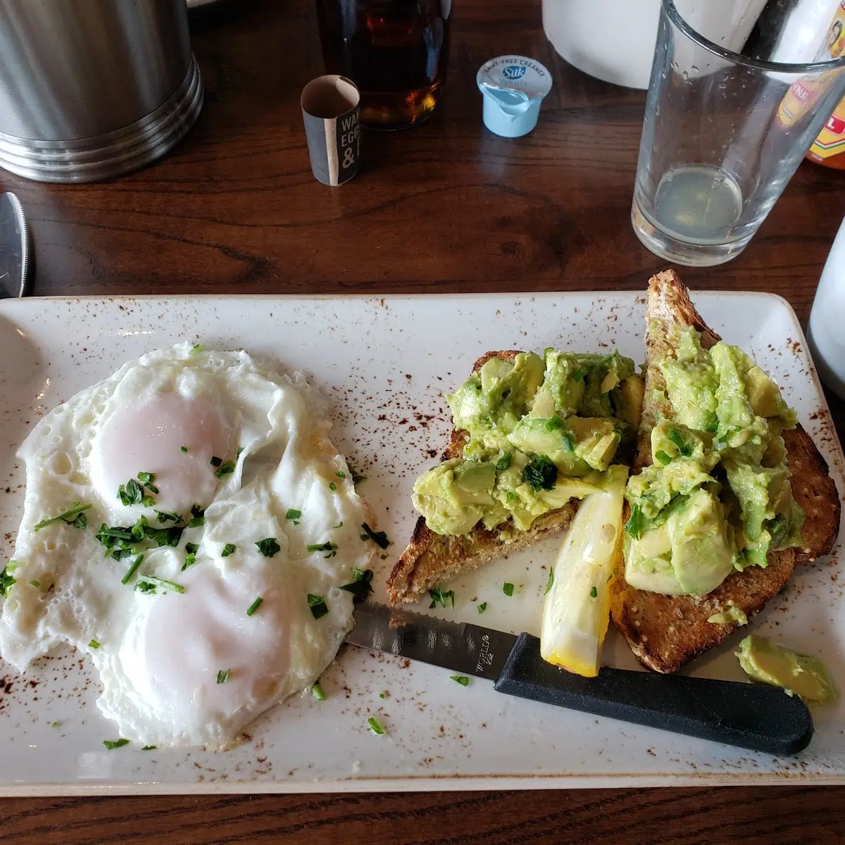 Avacado Toast with Eggs Benedict