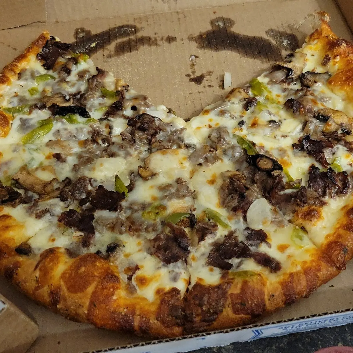 Philly Cheesesteak Pizza