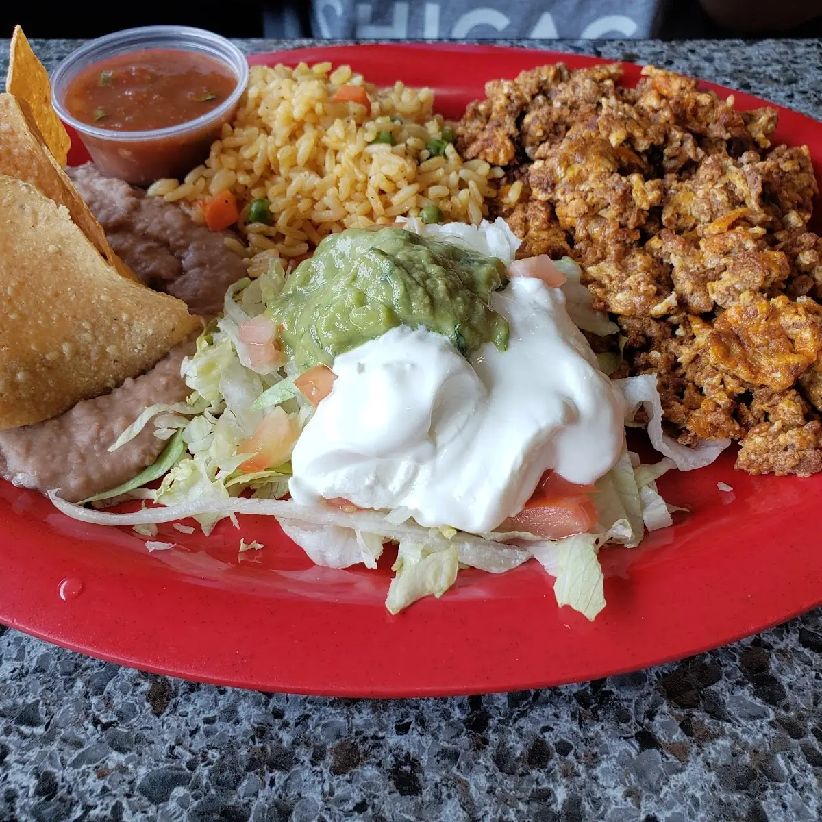 Spanish Rice & Refried Beans - Mexican Sides