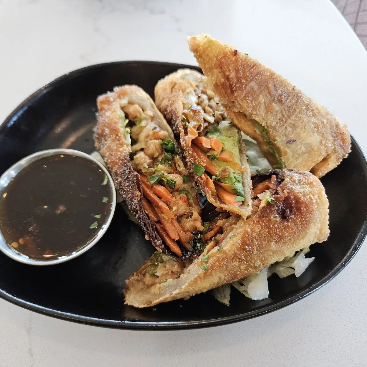 Chicken Avocado Spring Rolls
