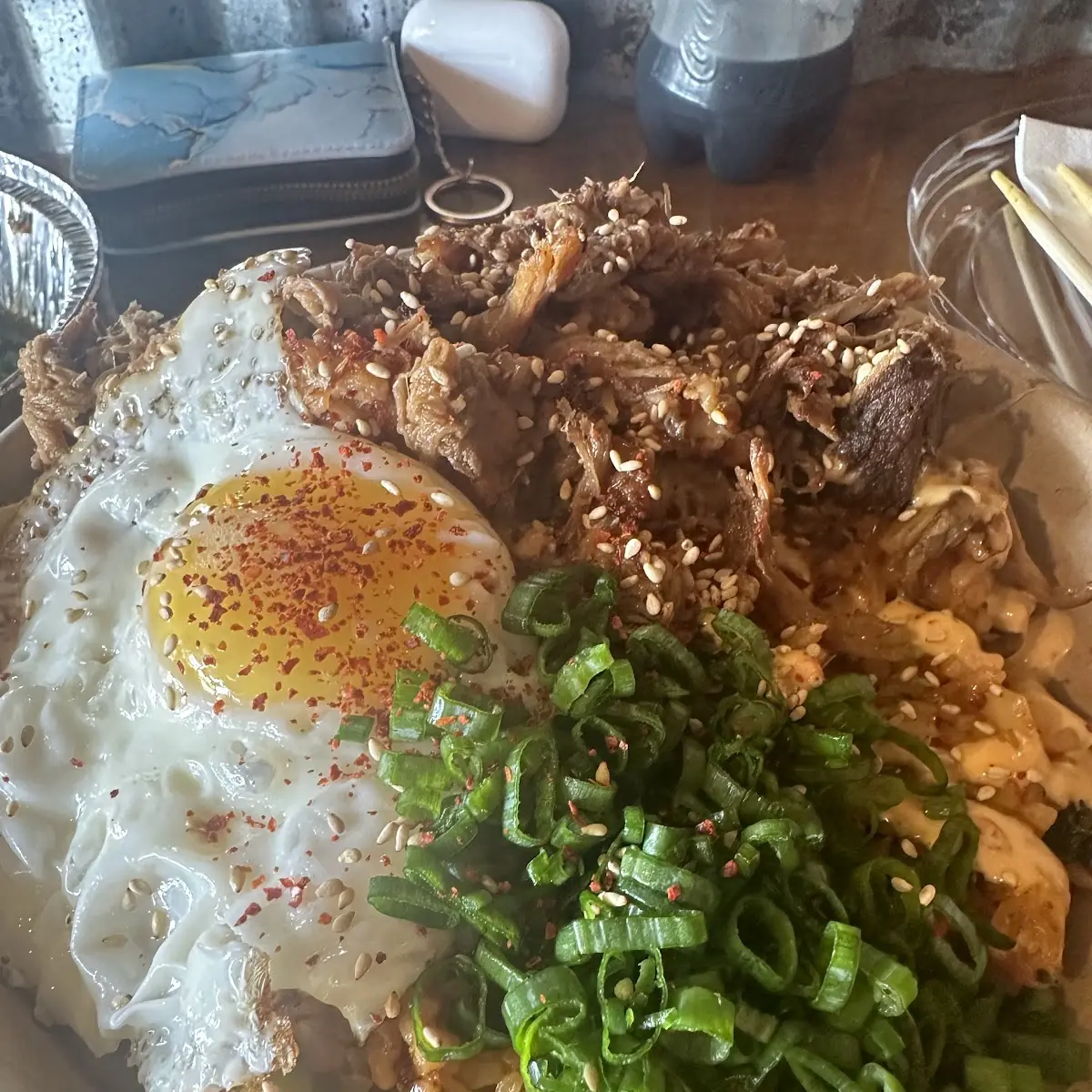 Kimchi Fried Rice with Pork