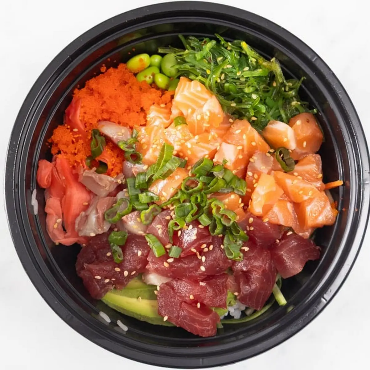 Rainbow Poke Bowl