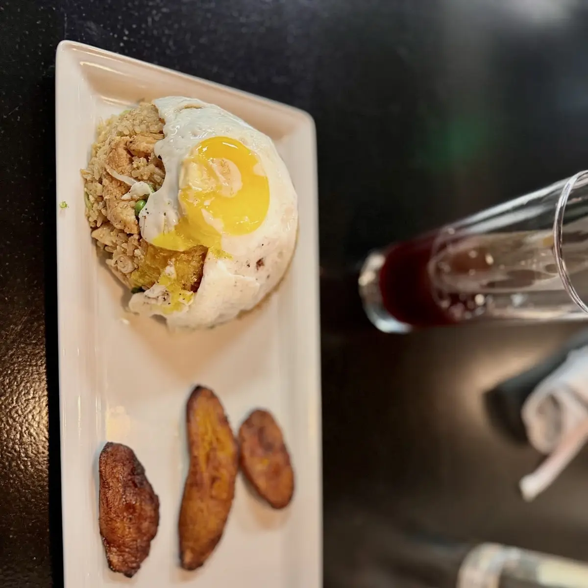 Fried Rice with Plantains