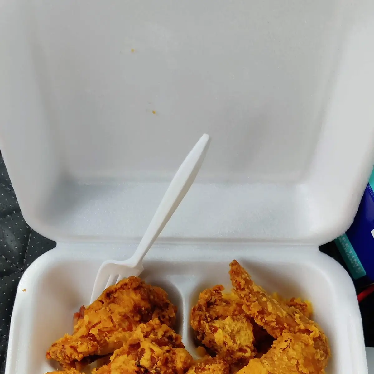 Lunch Special Chicken Wings with Pork Fried Rice