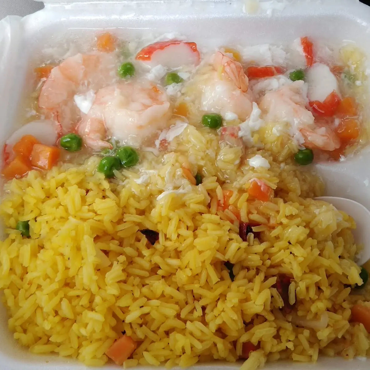 Shrimp and Lobster Sauce Lunch