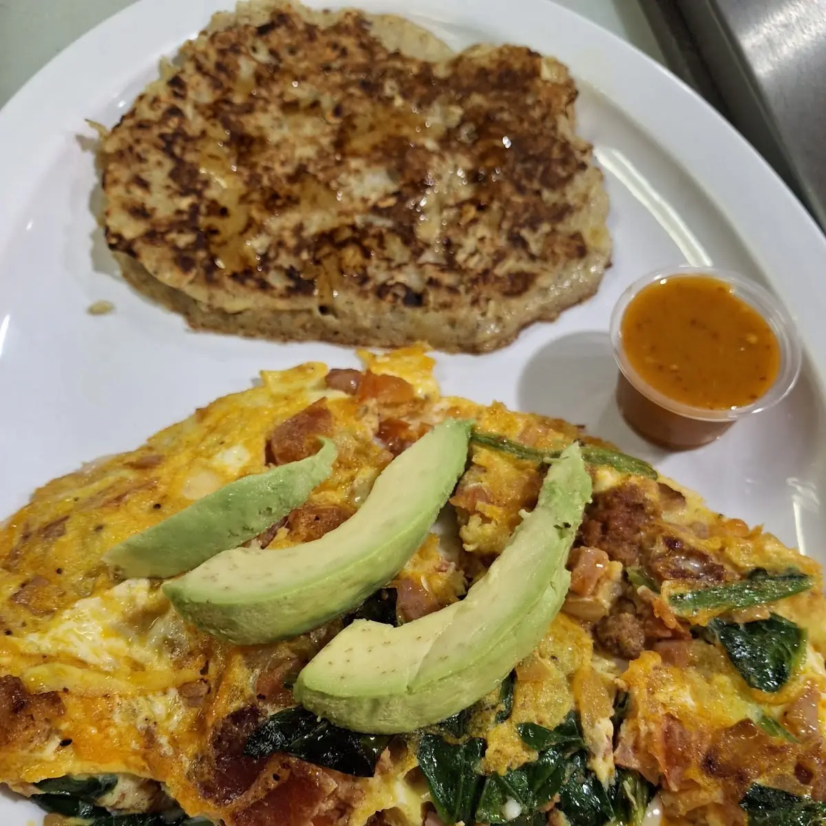 Omelete & Banana Pancakes