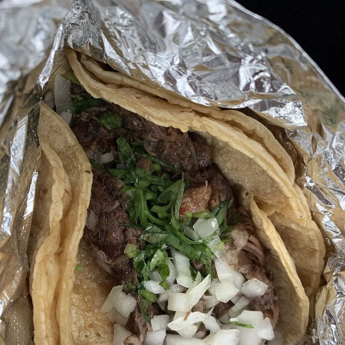 Chicken Taco with Onion and Cilantro