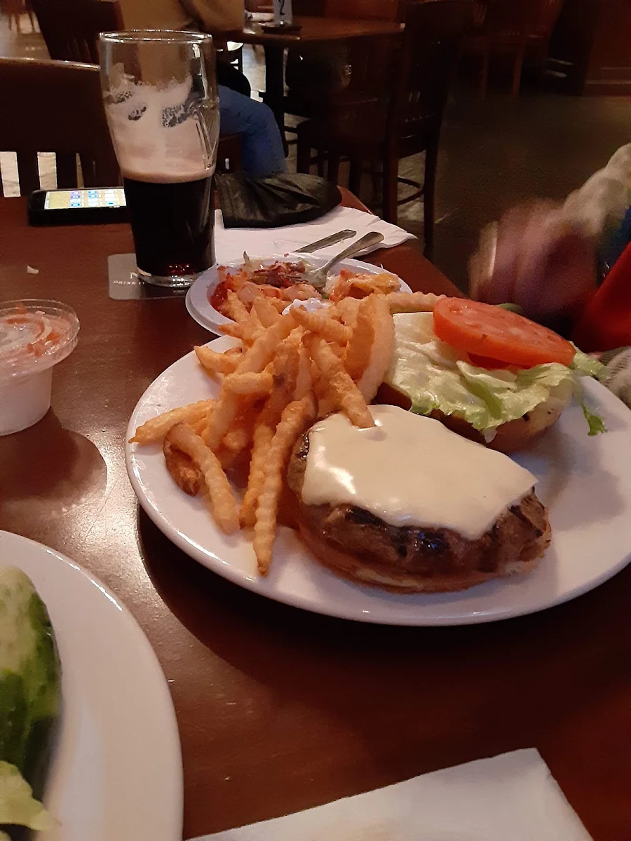 American Cheeseburger with Fries