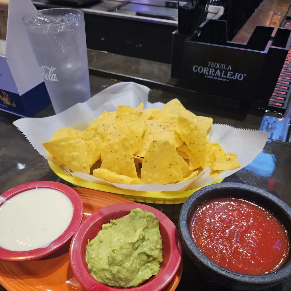 Chips Salsa and Guacamole