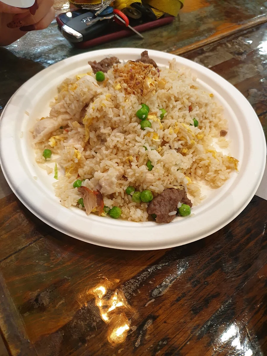 Mongolian Beef with Egg Fried Rice, Haha Asian Express Hyperdome