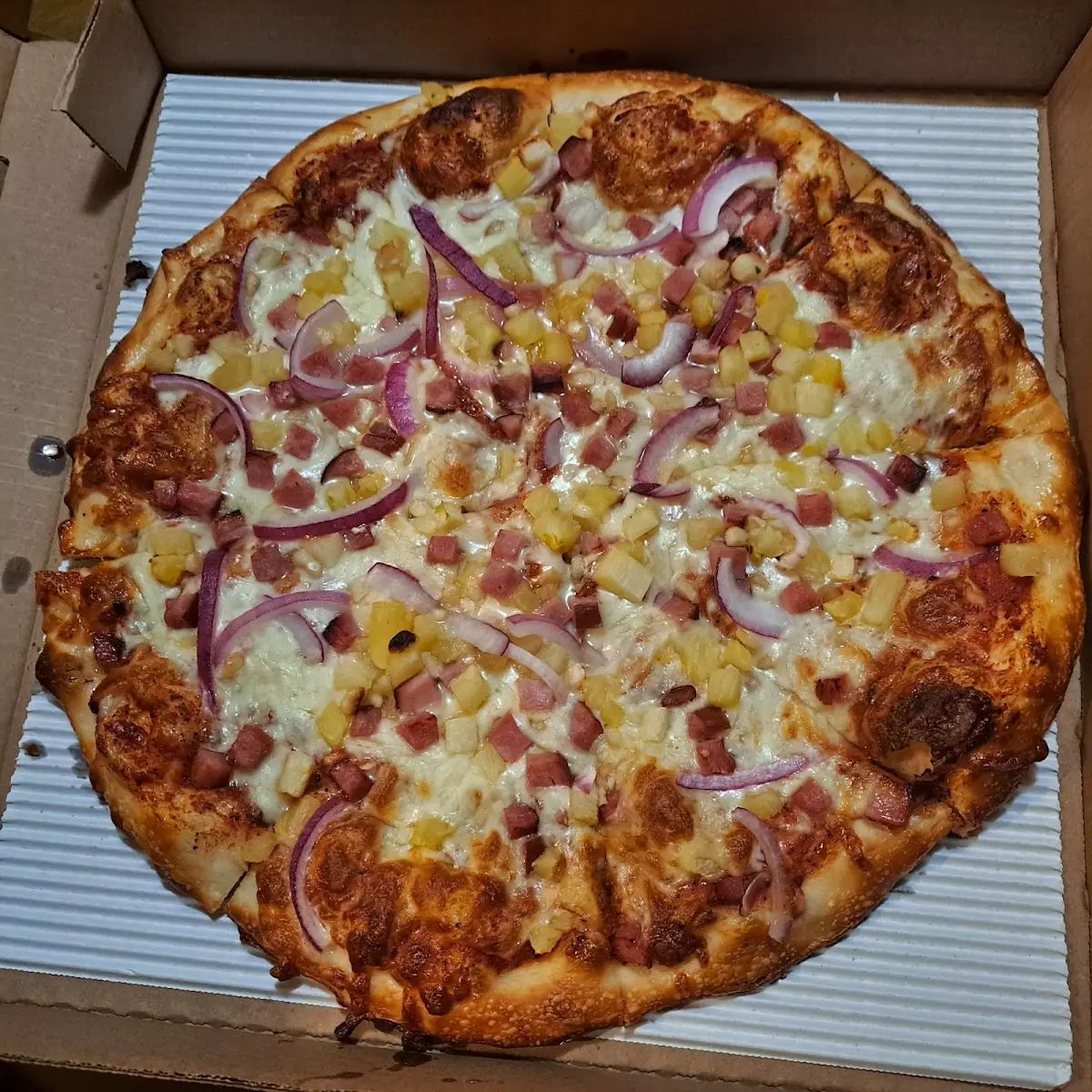 Hawaiian Pizza with Macadamia Nuts